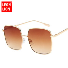 LeonLion-gafas De sol cuadradas con forma De océano para mujer, anteojos De sol femeninos, De estilo Vintage, con colores pastel, UV400, 2021 2024 - compra barato