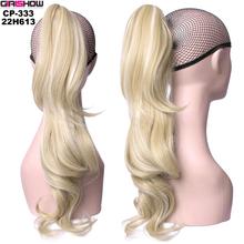Grilshow 24" 60cm Long Wavy Curl Ponytail Layered Claw Ponytail High Temperature CP-333 24 Colors Available, 160g, 1 pc 2024 - buy cheap