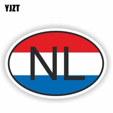 YJZT 16.9CM*11.4CM Car Bike NL NETHERLANDS COUNTRY CODE Personality Car Sticker Decal PVC 6-0196 2024 - buy cheap
