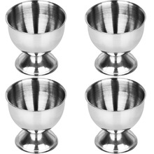 Facemile 4pcs/set Stainless Steel Egg Cup Holder Soft Boiled Eggs Stand Storage Tray Table Cup Egg Tool Kitchen Tool 2024 - buy cheap