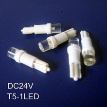 Luzes de led para instrumentos, alta qualidade, 24v, t5, 24v, luz de aviso de led, sinal t5, frete grátis, 50 lâmpadas 2024 - compre barato