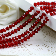 5040 AAA Top Quality  Dark Red Color Loose Crystal Glass Rondelle beads.2mm 3mm 4mm,6mm,8mm 10mm,12mm Free Shipping! 2024 - buy cheap