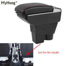 For Skoda Rapid Spaceback 2013-2017 Car Armrest box Central Console Arm Store content box cup holder With Rise and Down Function 2024 - buy cheap