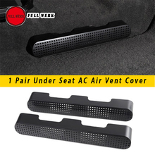 1 Pair ABS Car Under Seat AC Air Vent Outlet Dust Cover Anti-blocking Protective Cover Cap for Touareg 19 Interior Accessories 2024 - buy cheap