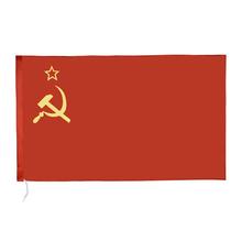 1pc USSR Flag 90*150cm CCCP Red Revolution Union Of Soviet Socialist Republics Banner USSR Flags Indoor Outdoor Home Decor 2024 - buy cheap