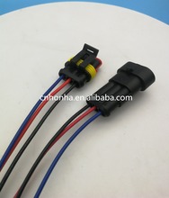 Free shipping Tyco Amp 1.5series 3 Pin female male ip67 connector plug car xenon wire harness pigtail 282087-1 282105-1 2024 - buy cheap