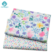 Colored Flowers Polka Dots Cotton Fabric by Meters for Dresses Cushions Pillow Cases Blanket Bedding Sheet Sewing Cloth Material 2024 - buy cheap