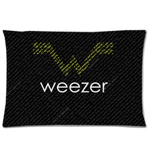 Custom weezer Decorative Pillow Case, 20"x30" Soft Polyester Pillow Cover Rectangle Pillow Slip (Twin Sides) 2024 - buy cheap