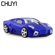 2.4GH Mini Wireless Mouse 3D Sports Car Shape Mouse 1600DPI Computer Gaming Mice With LED Light USB Optical Mause For PC Laptop 2024 - buy cheap