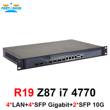 PfSense Rackmount Router OS PC with Core i7 4770 SFP 4 LAN 6 SFP firewall network security 2GB Ram 32GB SSD 2024 - buy cheap