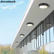 Luminária de teto led à prova d'água, lâmpada de teto simples para áreas externas e externas, iluminação de varanda e pátio 2024 - compre barato