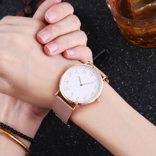 Relógios femininos relógio de pulso de quartzo de aço inoxidável relógio de pulso de quartzo de luxo rosa de ouro 2024 - compre barato