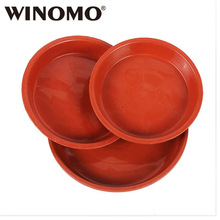 Winomo vaso de flores de plástico, 10 peças, 15.5x15.5x1.5cm, bandeja de gotejamento, prato para planta sem esguia, varanda, jardim 2024 - compre barato