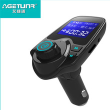 AGETUNR T11 Handsfree Bluetooth Car Kit Set FM Transmitter Modulator MP3 Music Player LCD Display USB Car Charger for iPhone 2024 - buy cheap