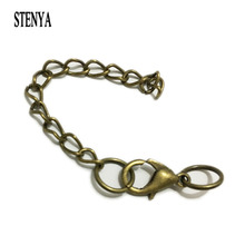 Stenya Lobster Clasp Extended Extension Chains Jump Rings Charms Pendant Necklace Diy Connector Bails Simple Design Creative 2024 - buy cheap