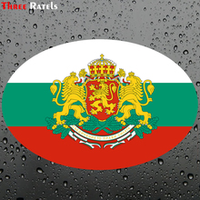 Three Ratels TZ-1788# 22.5x15cm 15x10cm Flag Of Bulgaria Colorful Car Stickers Funny Auto Sticker Decals 2024 - buy cheap