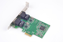 2 порта PCI Express Gigabit Ethernet-карта, сетевой адаптер 10/100/1000 м для сервера 2024 - купить недорого