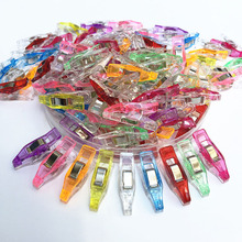 50 Pcs Multicolor Edge Clip Patchwork Sewing DIY Crafts Plastic Clips High Quality office stationery Patchwork seam clamp parts 2024 - buy cheap