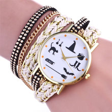 Novo relógio fashion feminino com pulseira de couro, casual para mulheres, relógio de quartzo, relógio de pulso feminino, mostrador de aço inoxidável 2024 - compre barato