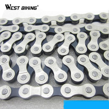 WEST BIKING Cycling Chain 8 Speed Zincir Bisiklet Road MTB Steel Bicycle Chain 6/7/8-Speed Road Bicycle Bike Chain Bike Parts 2024 - buy cheap