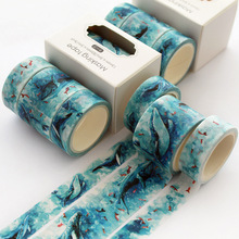 Paquete de 3 unidades de papel decorativo Kawaii, conjunto de cintas adhesivas, suministros escolares, papelería 2024 - compra barato