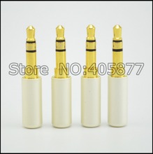 4pcs high quality Copper Gold Plated 3.5mm Male Stereo Mini Jack Plug soldering 2024 - buy cheap