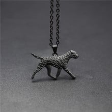 4 Colors New Border Terrier Charm Necklace Trendy Metal Dog Jewellery Border Terrier Pendant Necklace Women 2024 - buy cheap