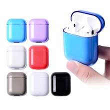 For Air Pods Cases Fashion Hard Transparent PC Earphone Case For Apple Airpods Shockproof Cover Split Ultra Thin Protector 2024 - buy cheap