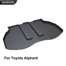 QUEES Custom Fit Cargo Liner Trunk Floor Mat for Toyota Alphard 2013 2014 2015 2016 2017 2024 - buy cheap