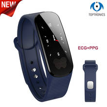 Kinyo B37 blood pressure band heart rate monitor PPG ECG smart bracelet Activity fitness tracker Watch intelligent wristband 2024 - buy cheap