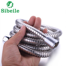 SBLE Stainless Steel Flexible Handheld Shower Hose for Home Bathroom Heater Water Head Pipe Silicone Tube Bath Shower Hose 150mm 2024 - buy cheap