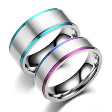 Классические обручальные кольца для пар для мужчин и женщин, обручальные кольца из титановой стали для влюбленных, Alianca De Casamento 2024 - купить недорого