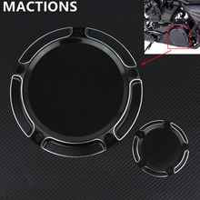 5 Holes Motorcycle Black CNC Derby Cover Timing Timer Cover For Harley Touring Road King Softail Heritage CVO Dyna Before 2016 2024 - buy cheap