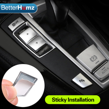 BetterHumz car interior ABS Left side Gear buttons decorative cover stickers car For BMW F10 F07 F06 F12 F13 F01 F02 F25 F26 2024 - buy cheap