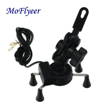 MoFlyeer Motorcycle 360 Rotating Handlebar Mount Mobile Phone Holder USB Charging Bracket Scooter Handle Support Accessories 2024 - buy cheap