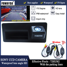 FUWAYDA LED Night Vision Handle CCD HD Car RearView Camera Parking Assistance system Reverse Camera for Audi A4 A6 A8L S5 Q3 Q5 2024 - buy cheap