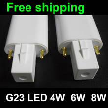 g23 led tube light 4W 6W 8W tube SMD 2835 G23 LED lamp Taiwan Epistar g23 led light bulb tube PL lamp ce rohs 2024 - buy cheap