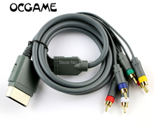 OCGAME 20 шт./лот 1,8 м 6 в 1 HD TV Композитный Аудио Видео AV кабель высокой четкости шнур для xbox360 Xbox 360 2024 - купить недорого