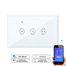 US Curtain Wall Switch WiFi Control via APP/Voice Control by Alexa Google Home Smart Home use For blind Motors Roller Shutter 2024 - buy cheap