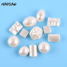 HAOSAW Choose 10pcs/lot Chunky Beads Material/Imitation Pearl Beads/DIY Fashion Jewelry Accessories/Handmade Suppliers 2024 - buy cheap