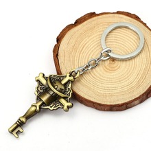 Fashion Anime One Piece White beard Edward Newgate key chain Pendant Keychain Key Ring 6329 2024 - buy cheap