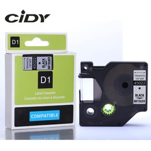 CIDY 100PKS black on silver dymo label tape D1 45022 for compatible dymo label printer for DYMO LM160 LM280 DYMO PNP 2024 - buy cheap