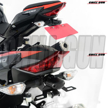 Motorcycle Rear License Plate Registration Plate Tail Frame Holder Bracket Modified For KAWASAKI NINJA 400 2018-2019 ninja400 2024 - buy cheap