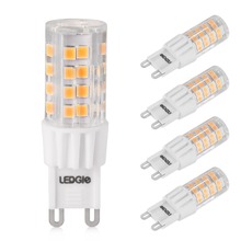 5Pcs G9 LED Bulbs 51LEDs 6W AC220V 240V Led Bulb Lamp Sets Good Quality g9 Lamp SMD2835 Warm White for Living Room Home Light 2024 - buy cheap