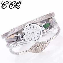Montre femme ccq moda relógio feminino meninas analógico relógio de pulso de quartzo senhoras vestido pulseira relógios reloj mujer relogio feminino 2024 - compre barato
