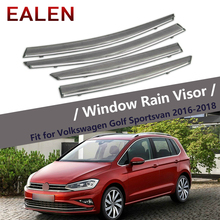 EALEN para VW Golf Sportsvan/SV/2016 de 2017 de 2018 estilo de ventilación deflectores solares guardia ACCESORIOS 4 uds/1 Set humo ventana visor de lluvia 2024 - compra barato