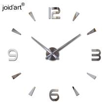 New Diy Wall Clock Acrylic  Clocks Quartz Watch Reloj De Pared Living Room Modern 3d Mirror Stickers Horloge Home Klok 2024 - buy cheap
