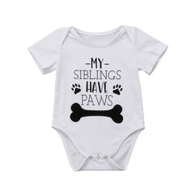 2018 Hot Seller Newborn Baby Boy Girl Short Sleeve Cotton Baby Grows Bodysuit Clothes Outfits 0-18M 2024 - buy cheap