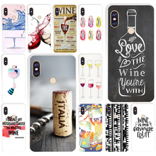 229AQ Wine Favorites Soft Silicone Tpu Cover phone Case for xiaomi redmi 6 pro note 6 pro 5 plus 4  4x mi 8 2024 - buy cheap