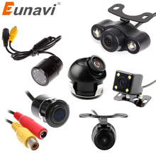 Eunavi car rear view auto reverse parking camera night vision monitor CCD waterproof wide degree HD video 2024 - buy cheap